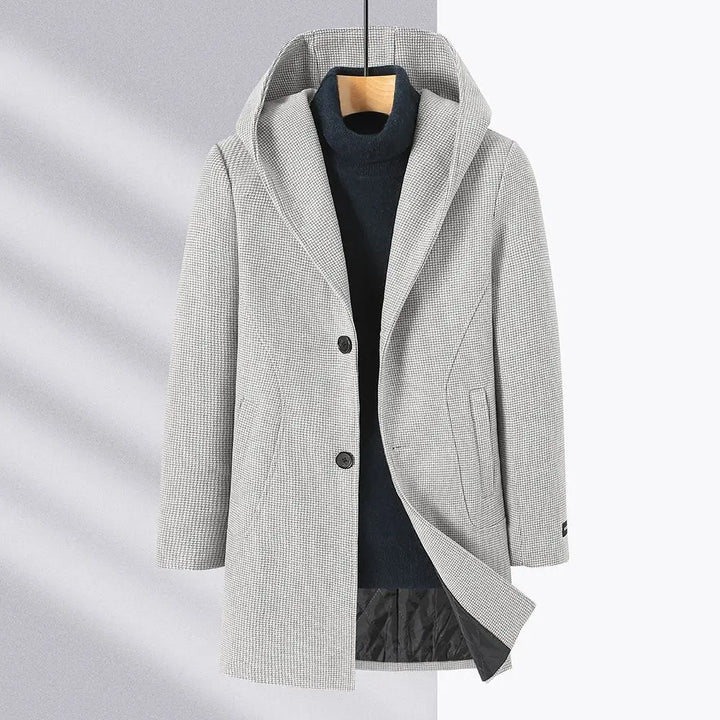 Midnight Wool Overcoat