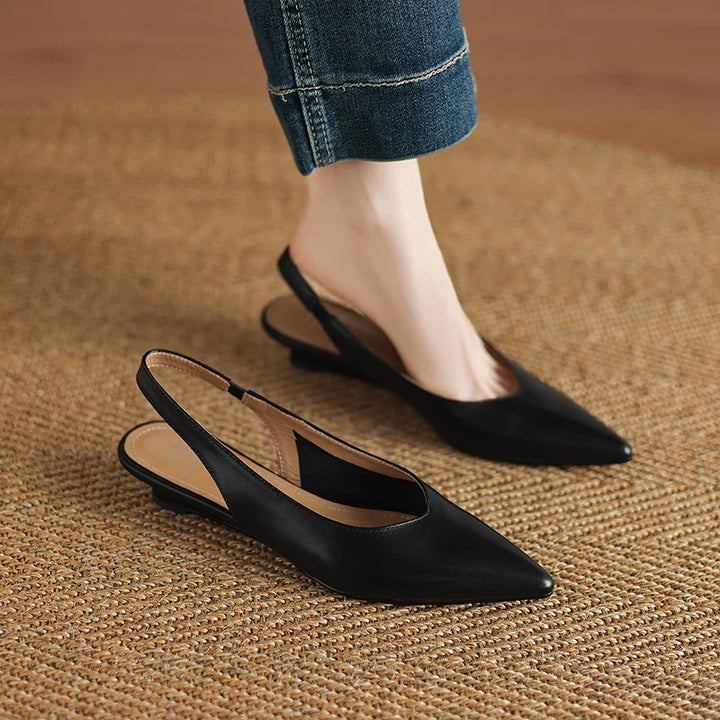 Amelia Genuine Leather Pumps
