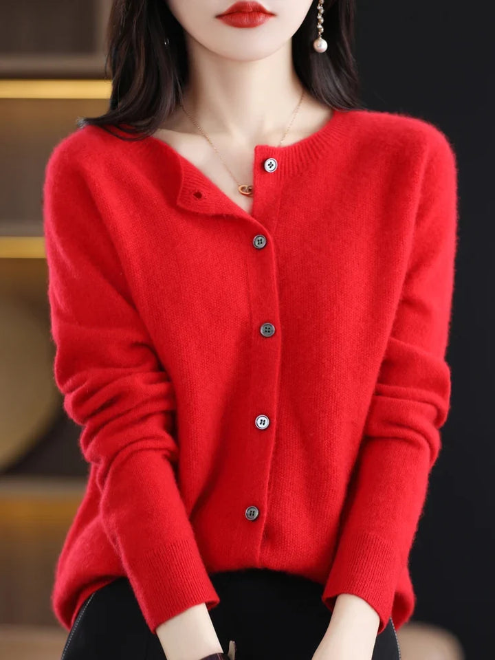 Sabrielle Button Front Cardigan