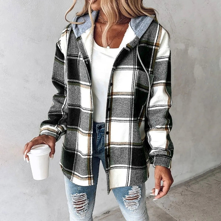 Genevra Drawstring Hood Shacket