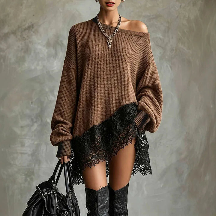 Odessa Off Shoulder Sweater Dress
