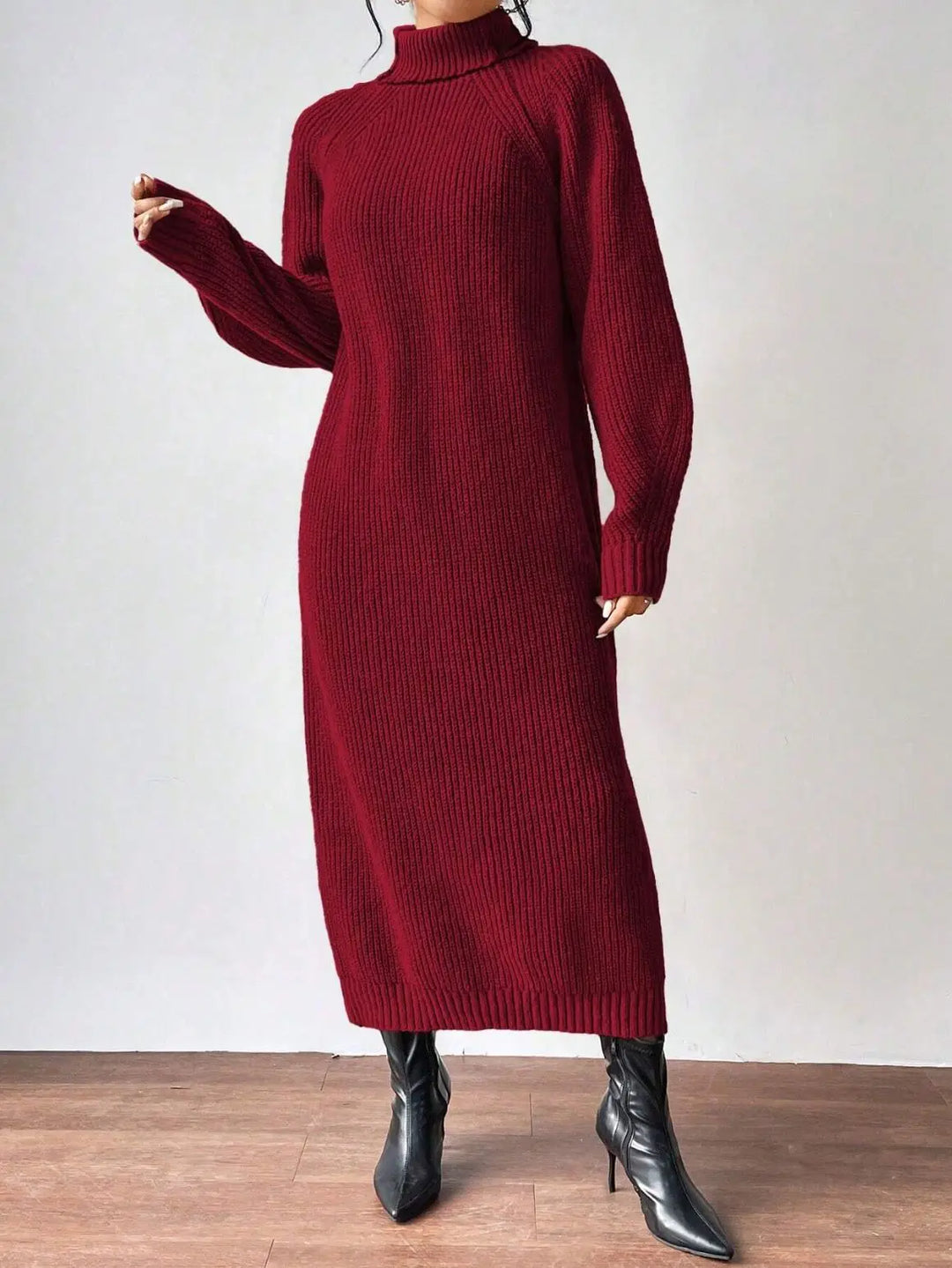 Marchetti Turtleneck Sweater Dress
