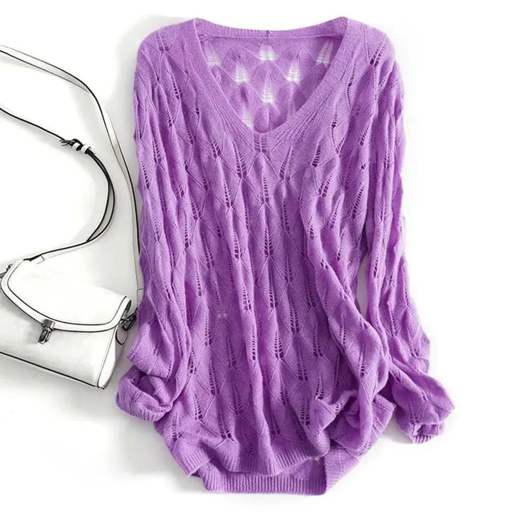 Josafine Hollow Knit Top