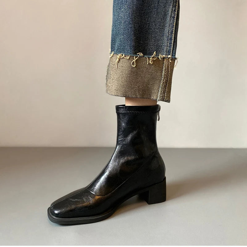 Madaline Retro Ankle Boots