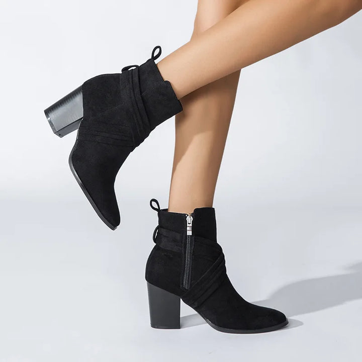 Sasha Suede Ankle Boots