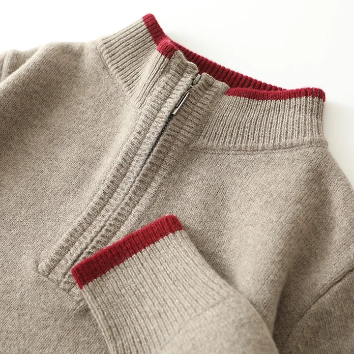Kingston Cashmere Quarter Zip