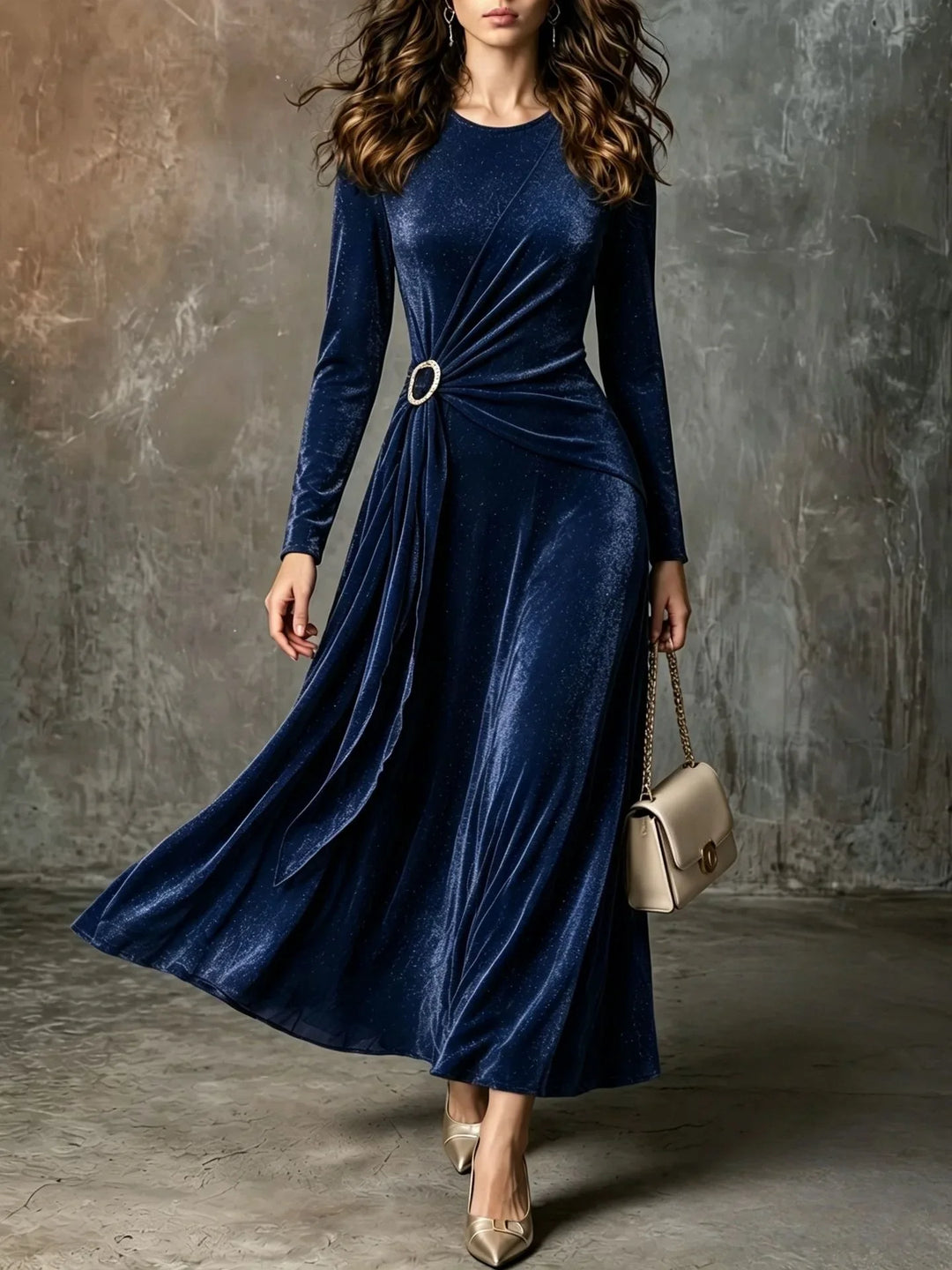 Annika Gathered Waist Dress