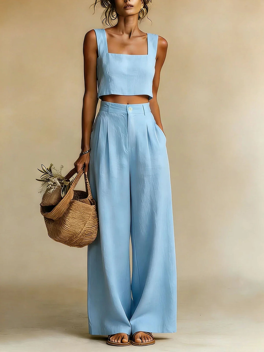 Amara Palazzo Pants Set