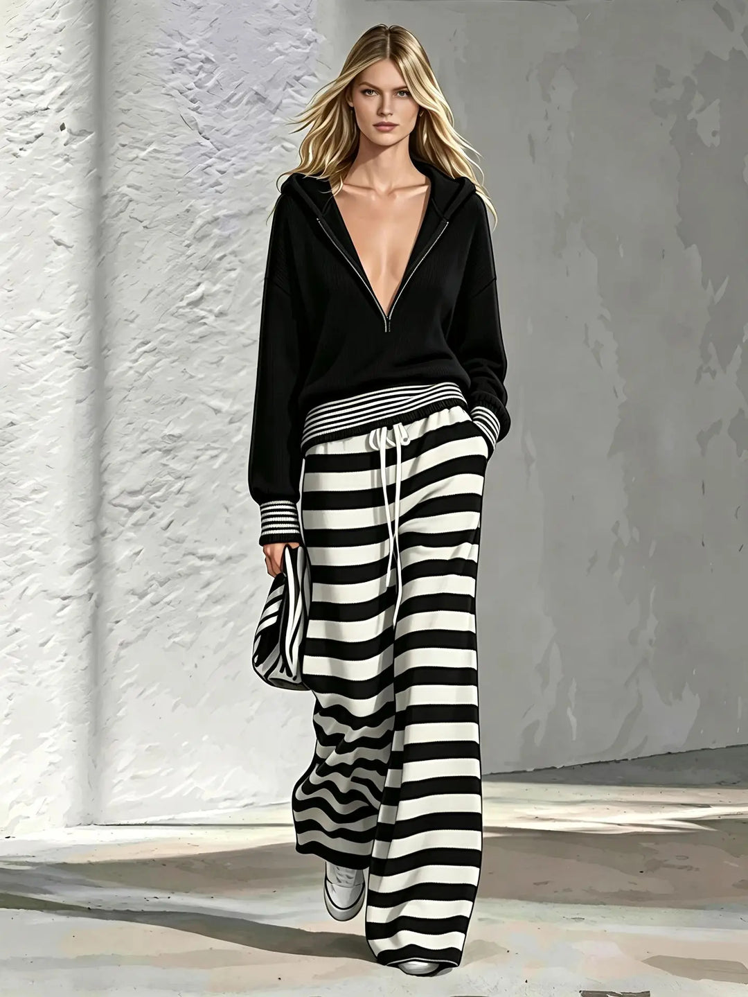 Alba Half Zip Two Piece Set