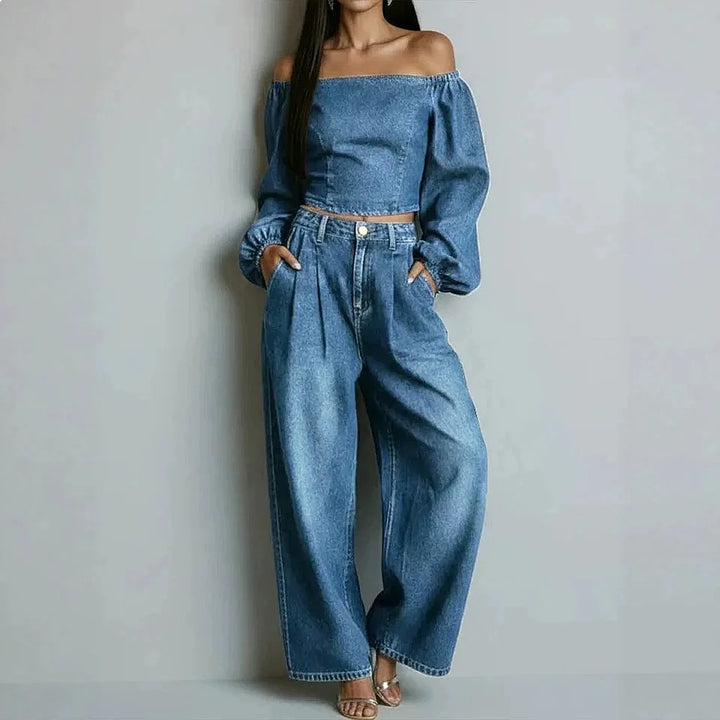Sabrina Off Shoulder Two Piece Set