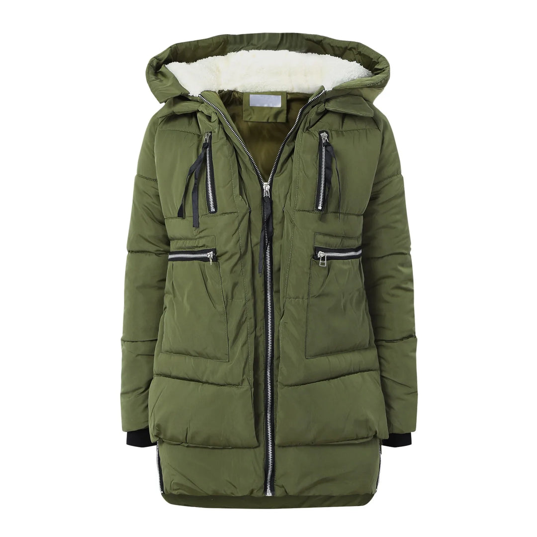 Adeline Quilted Hooded Coat