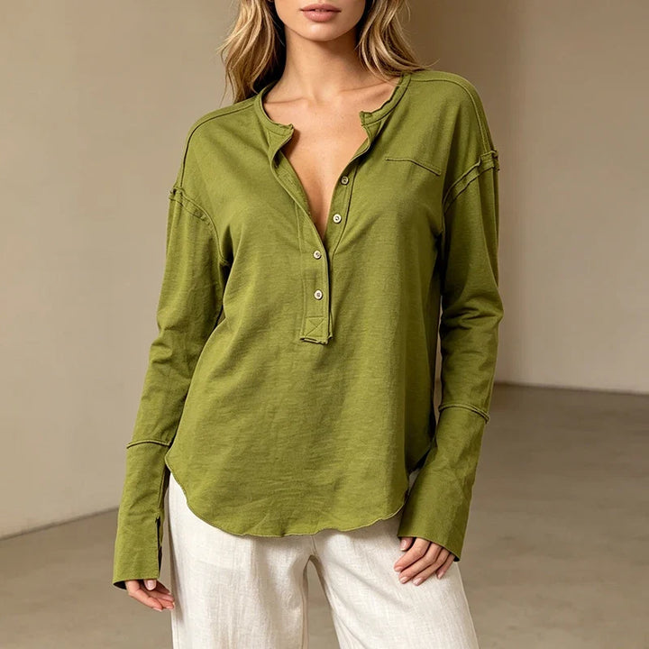 Ardena Loose Collared Blouse