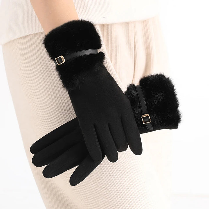 Natasha Faux Fur Gloves