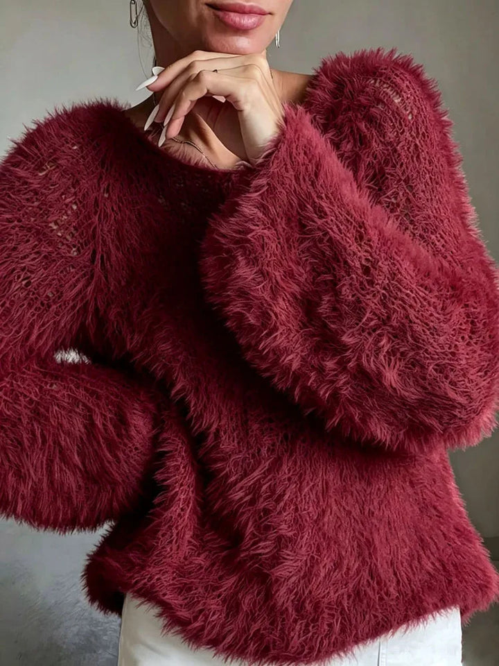 Marlowe Fuzzy Knit Sweater