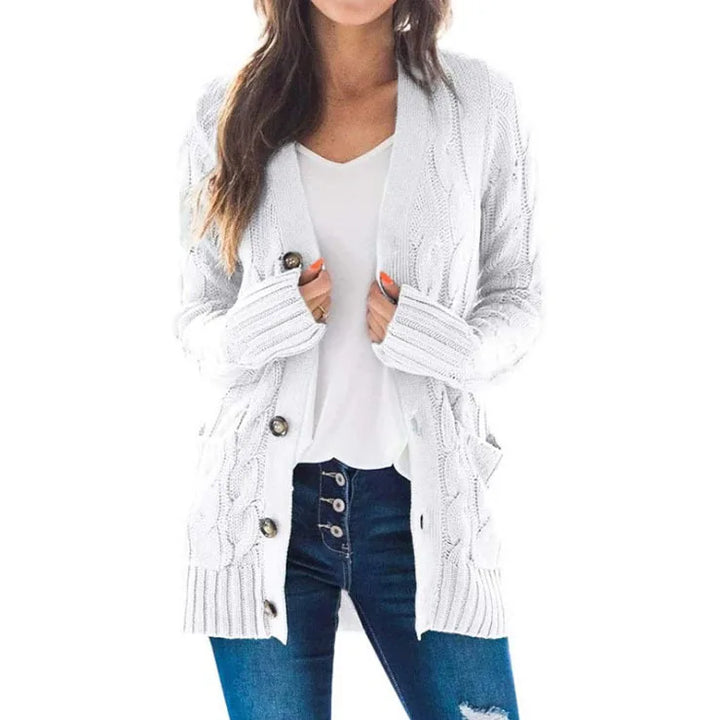 Freya Cable Knit Cardigan