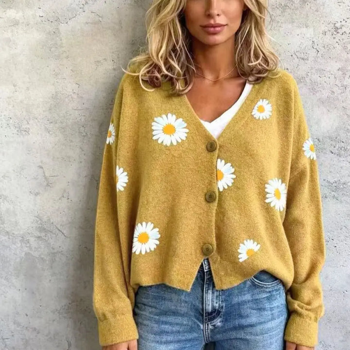 Yvette Button Front Cardigan