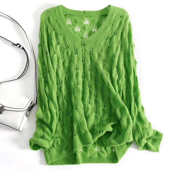 Josafine Hollow Knit Top