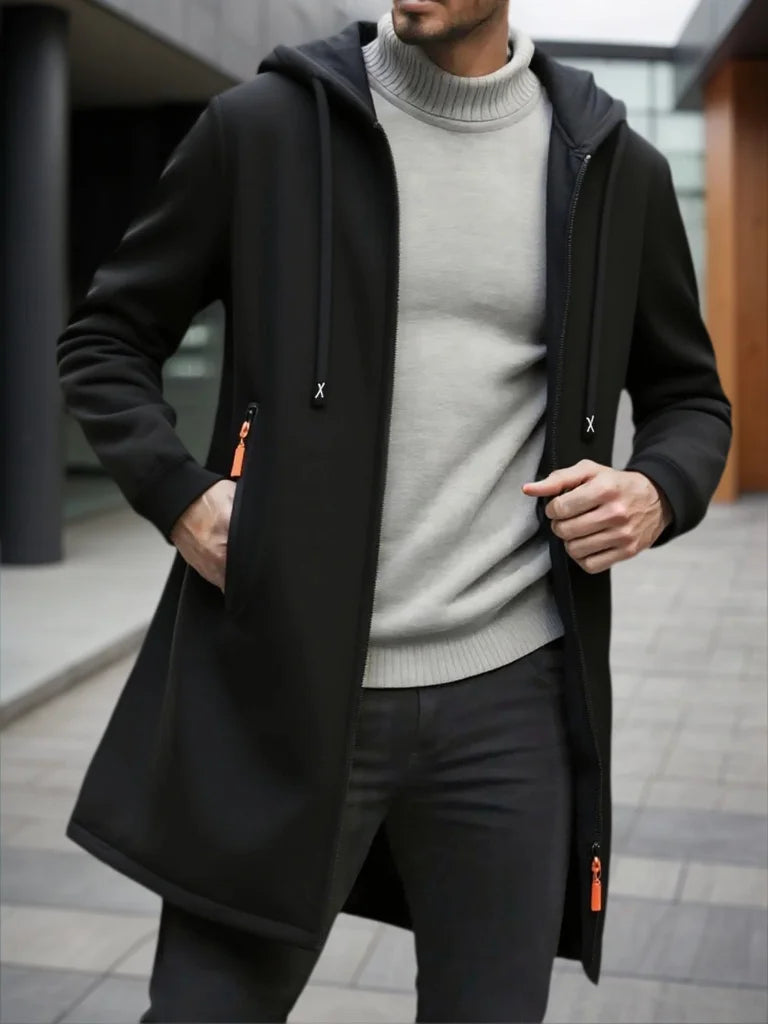 Anselm Zip Front Fleece Coat