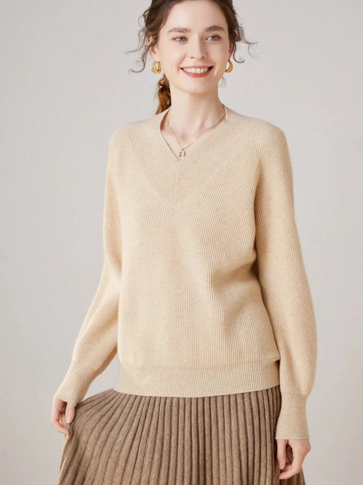 Josefine V -Neck Cashmere Pullover