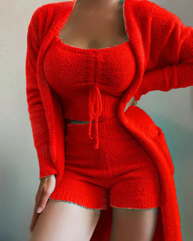 Noelle Cozy 3 Piece Loungewear Set