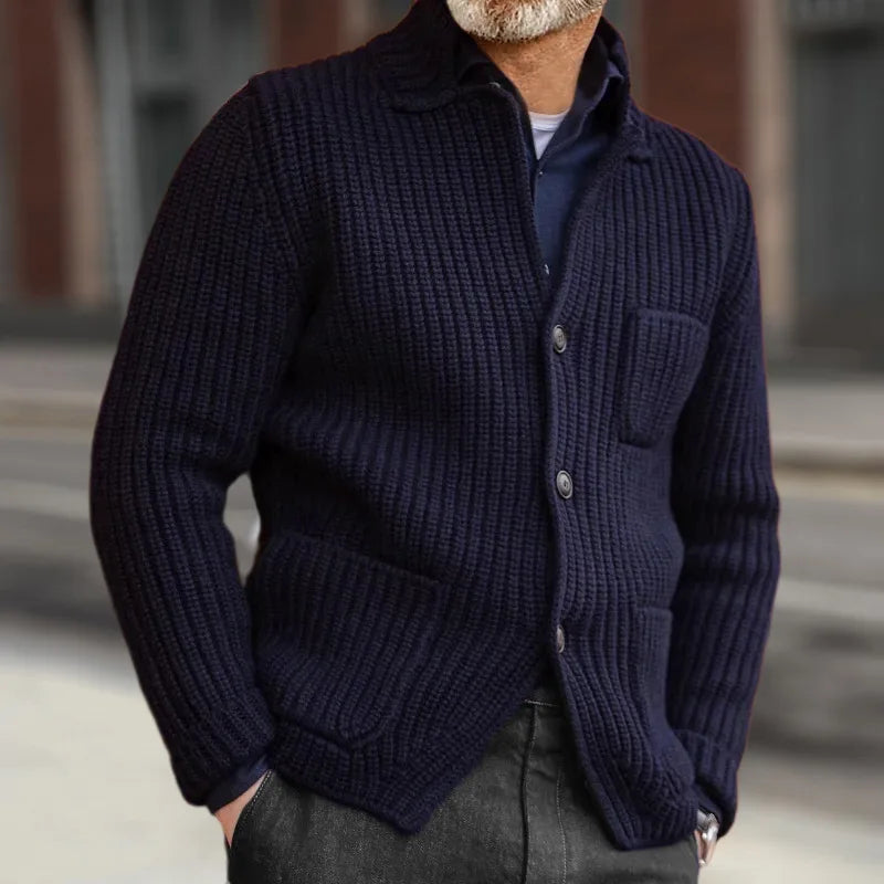 Cormac Ribbed Knit Cardigan