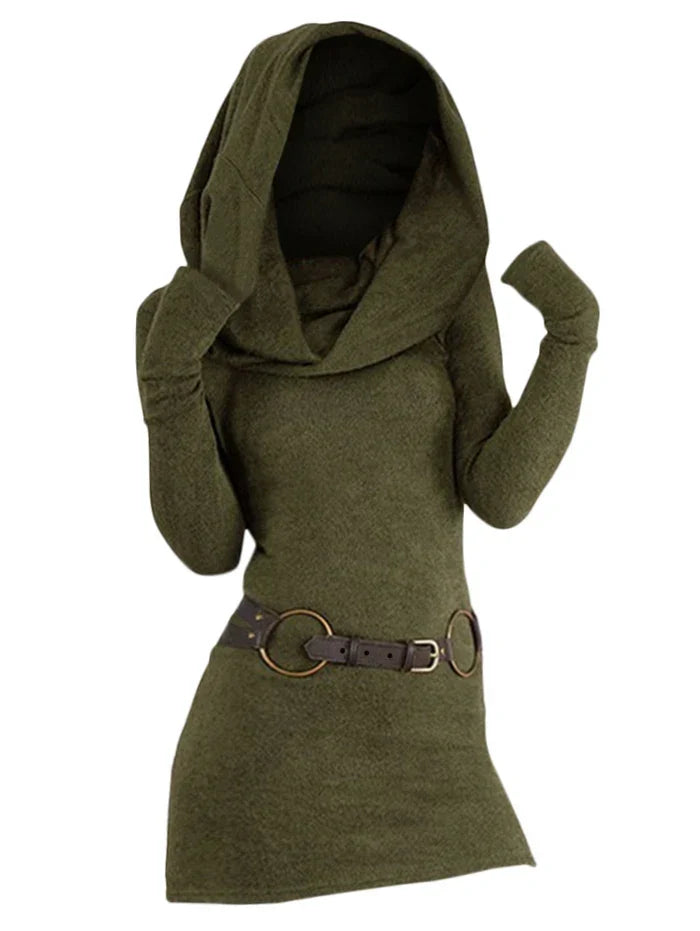 Isolde Cowl Neck Sweater Dress