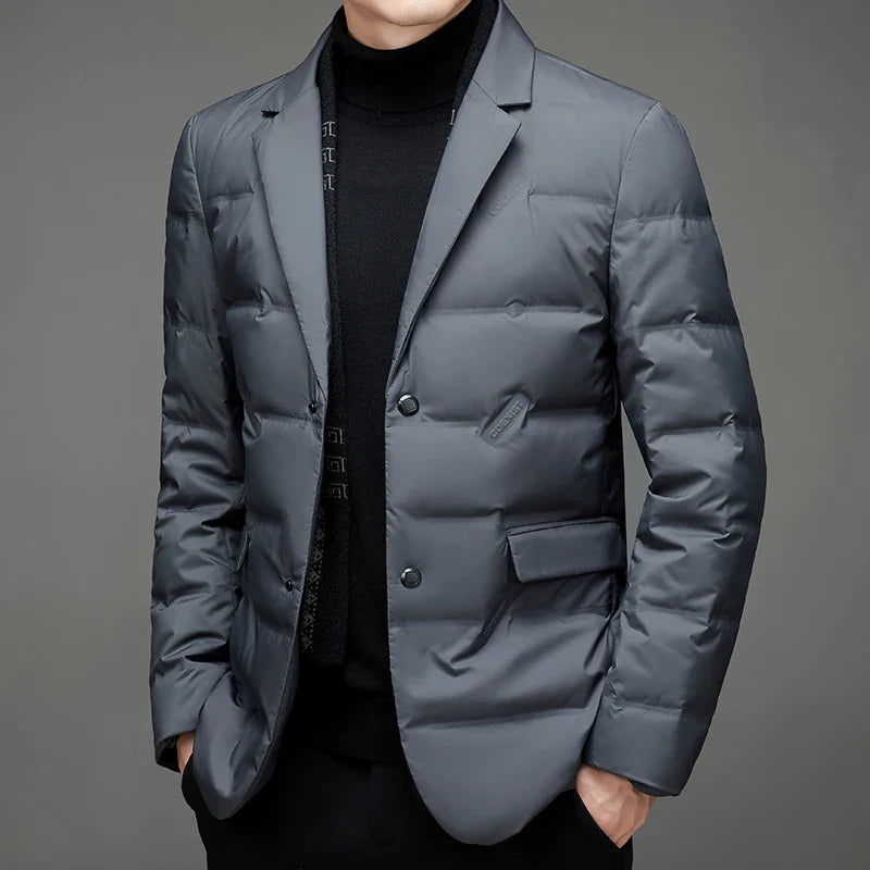 Atticus Notched Lapel Puffer