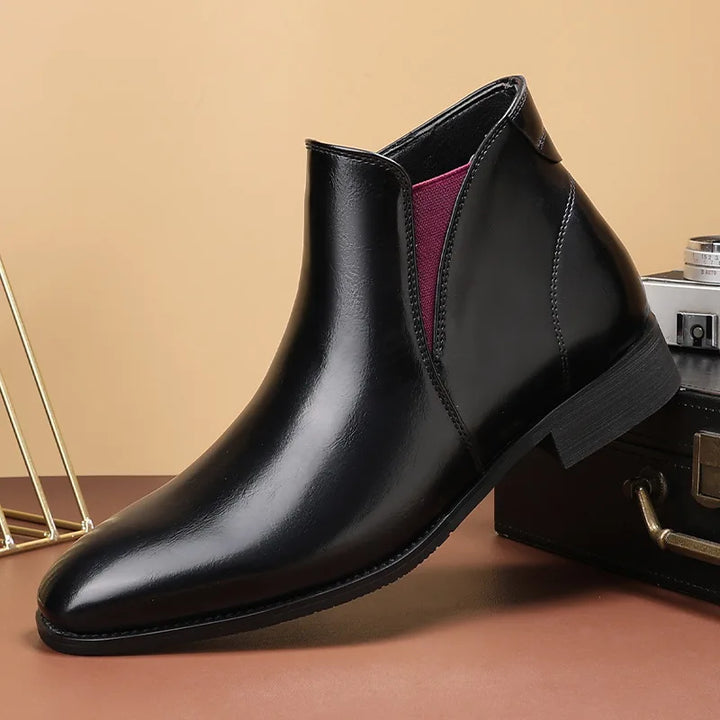 Lusano Leather Chelsea Boots