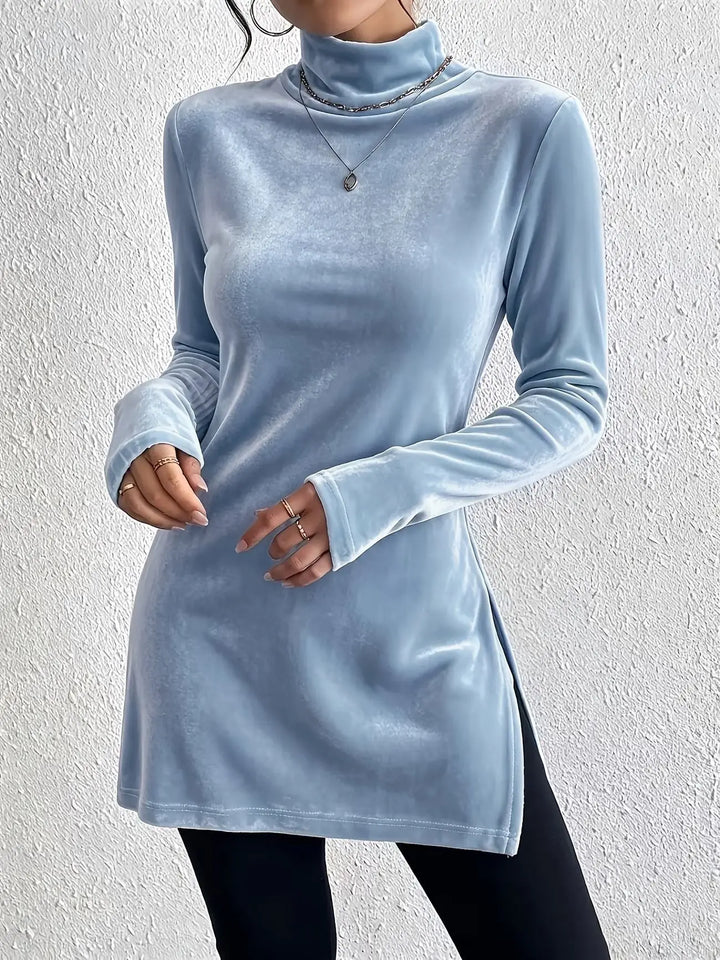 Linnea Mock Turtleneck Top