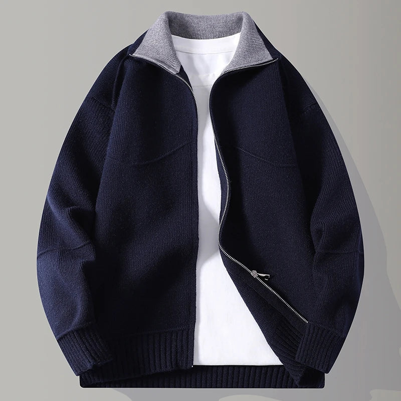 Lucan Contrast Collar Cardigan