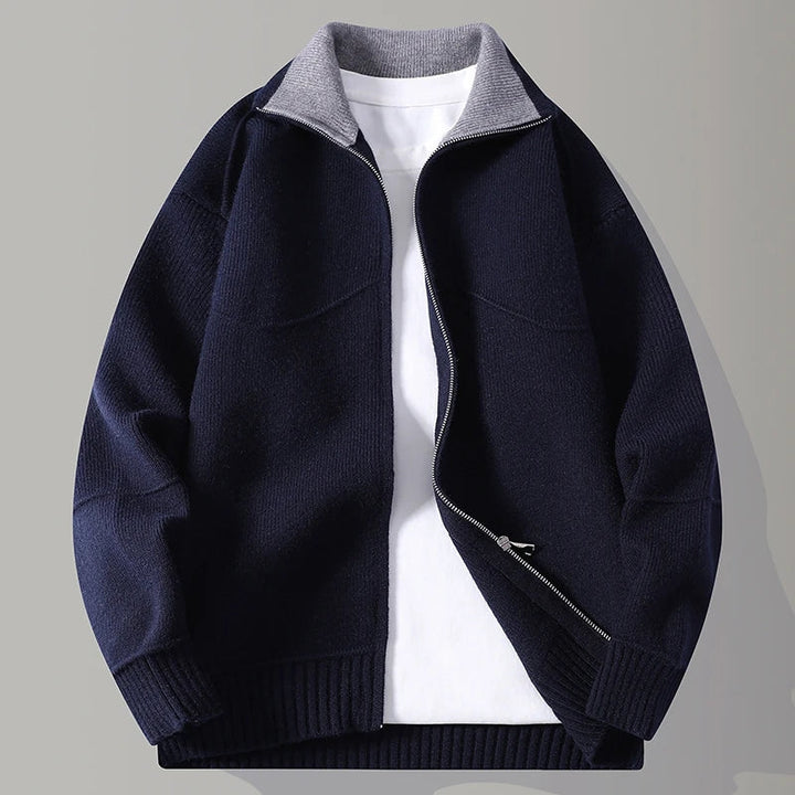 Lucan Contrast Collar Cardigan