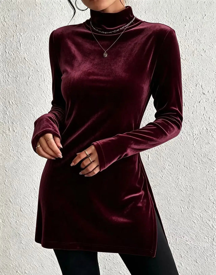 Linnea Mock Turtleneck Top