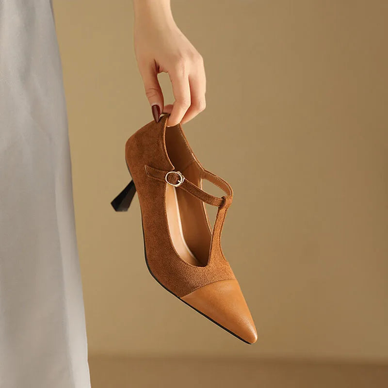 Spello Whisper Leather Pumps