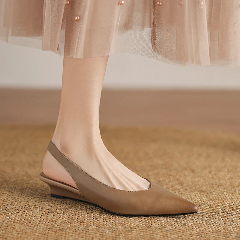 Amelia Genuine Leather Pumps