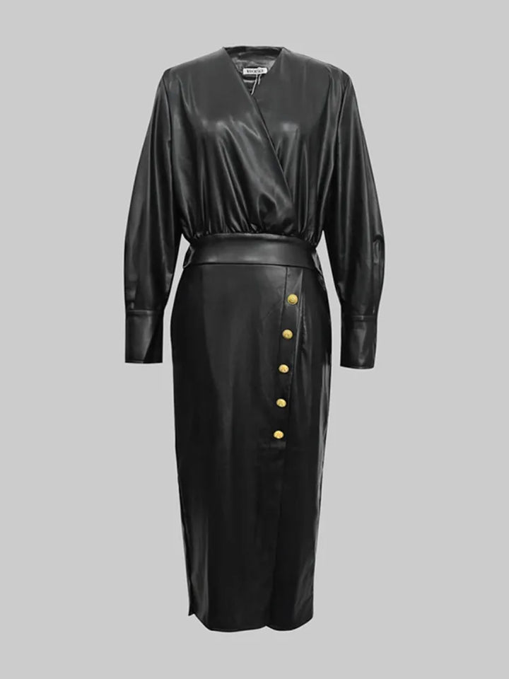 Orla Wrap Front Midi Dress