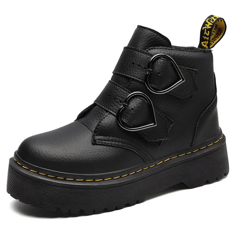 Britney Leather Platforms