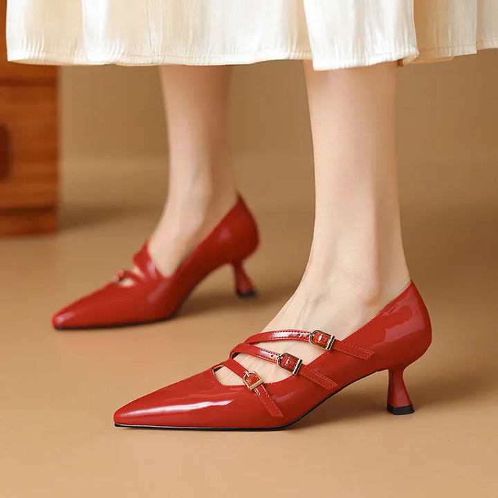 Sezane Genuine Leather Sandals