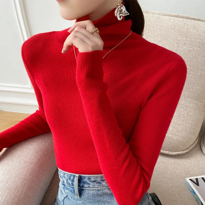 Cassie Cashmere Turtleneck