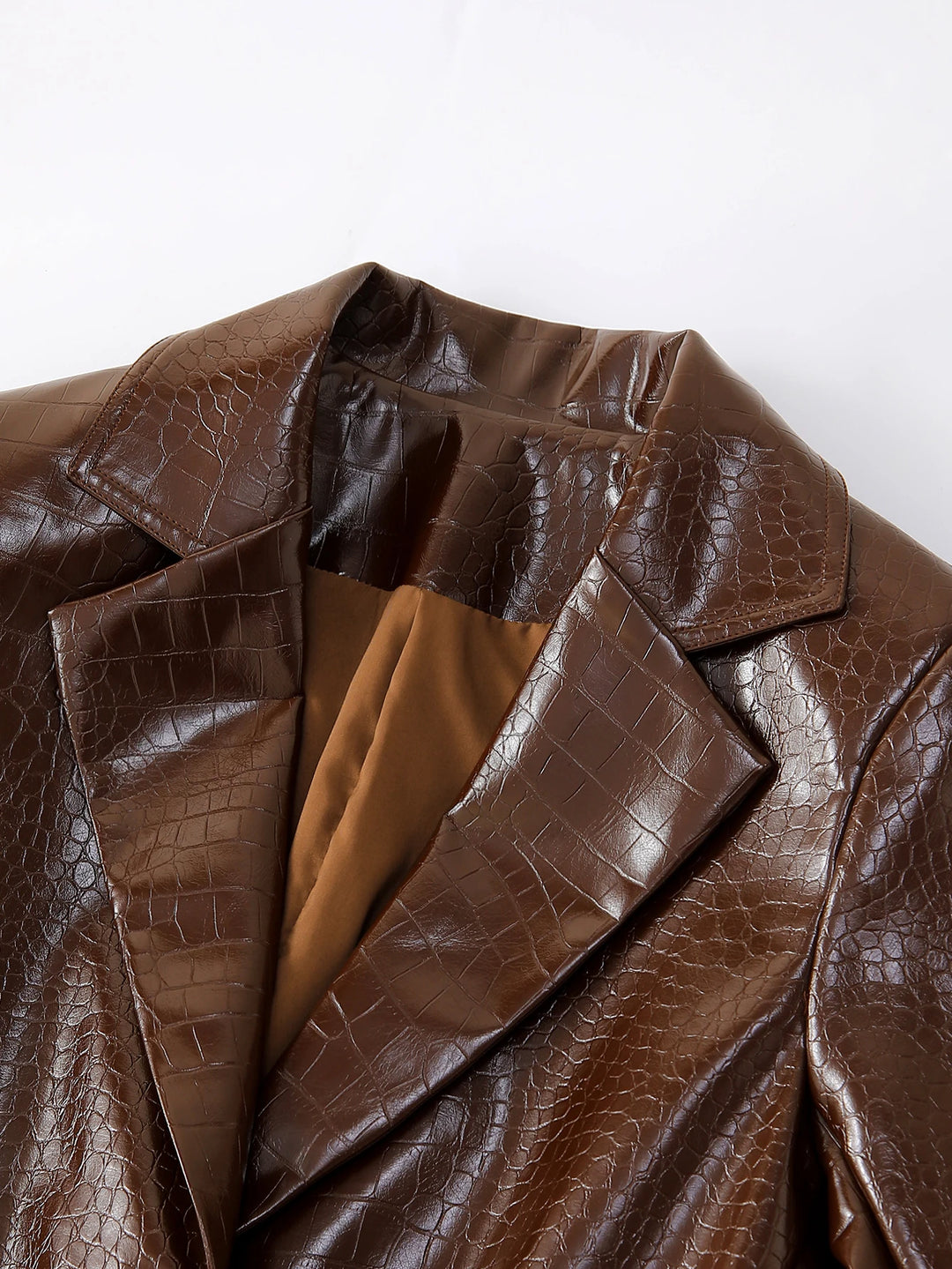 Sharon Leather Blazer