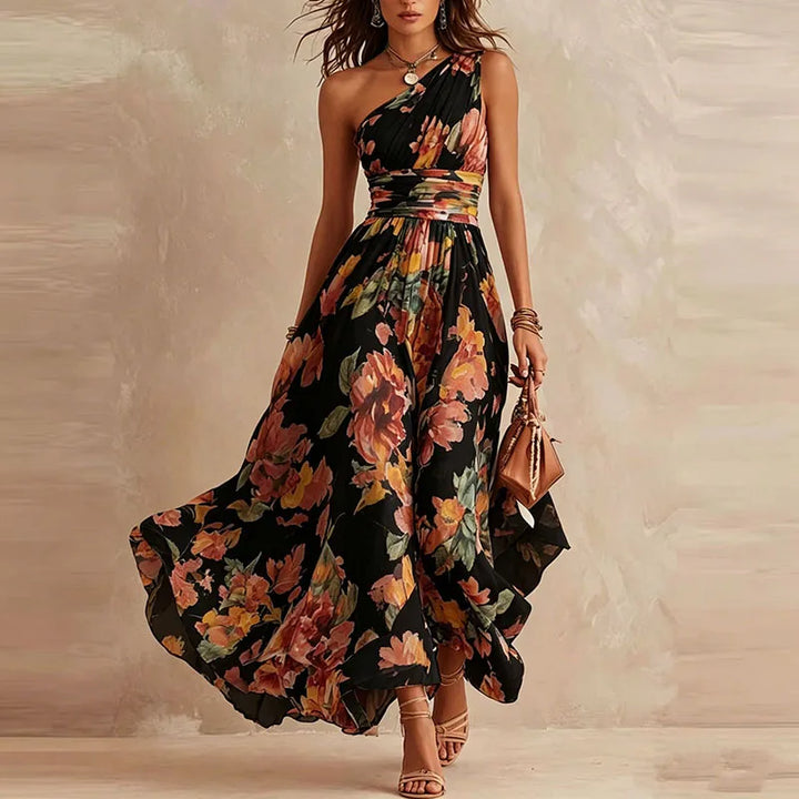 Camille One Shoulder Maxi Dress
