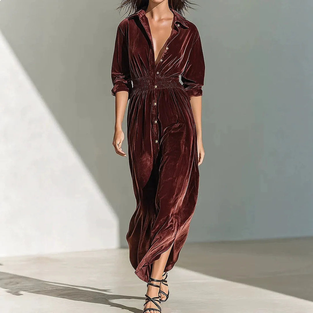 Hollis Smocked Waist Maxi Dress