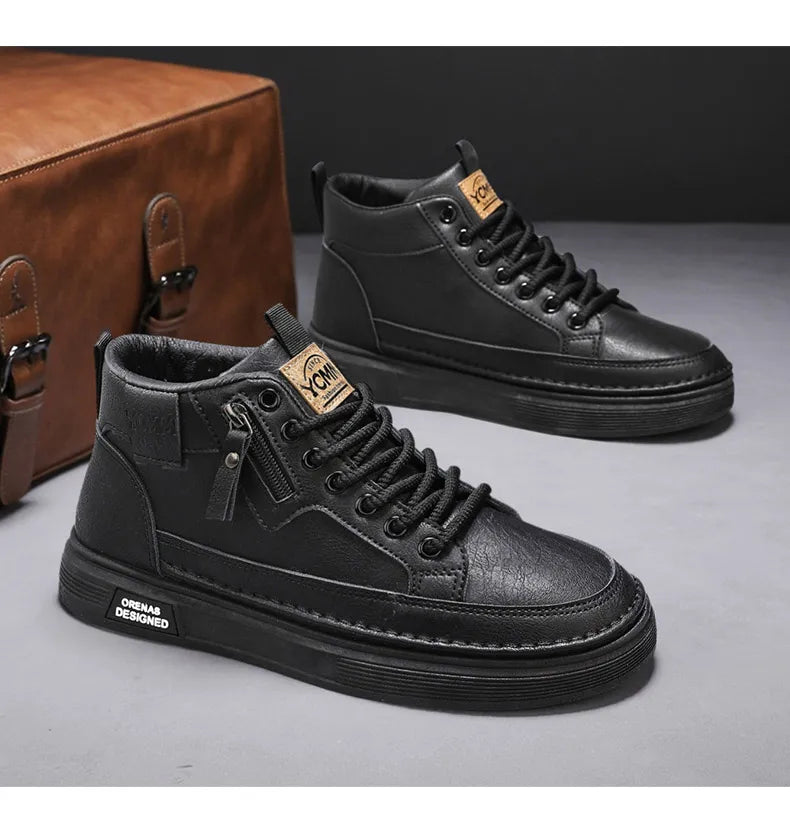 Derrek Leather Sneakers