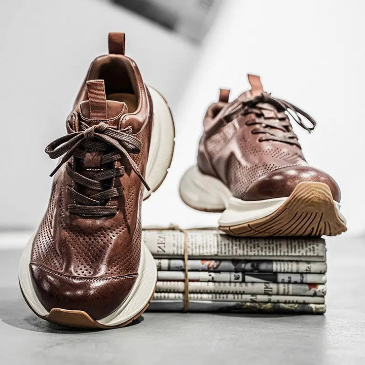 AeroDrift Leather Sneakers