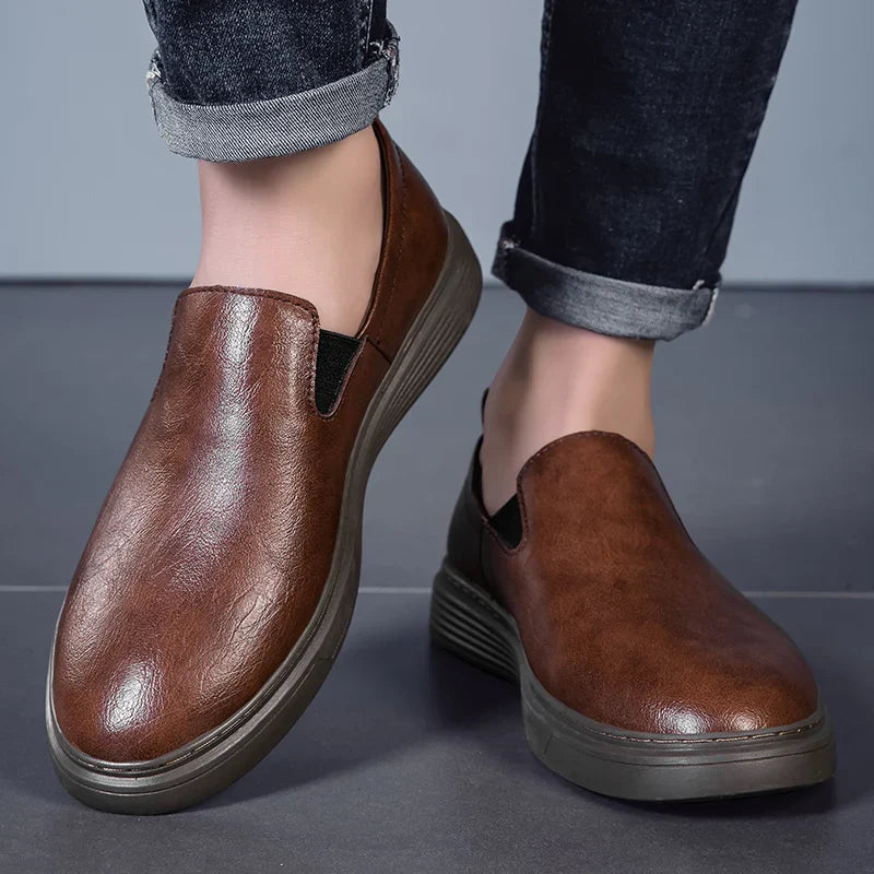 Alfred Leather Slip On Shoes