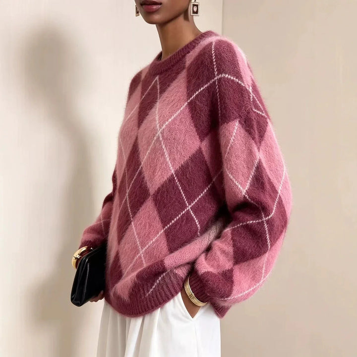 Linden Argyle Crew Sweater