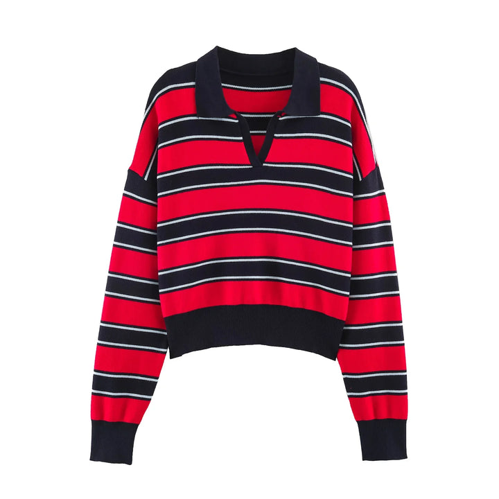 Isolde Johnny Collar Polo Sweater