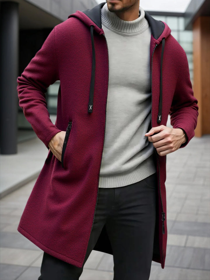 Anselm Zip Front Fleece Coat