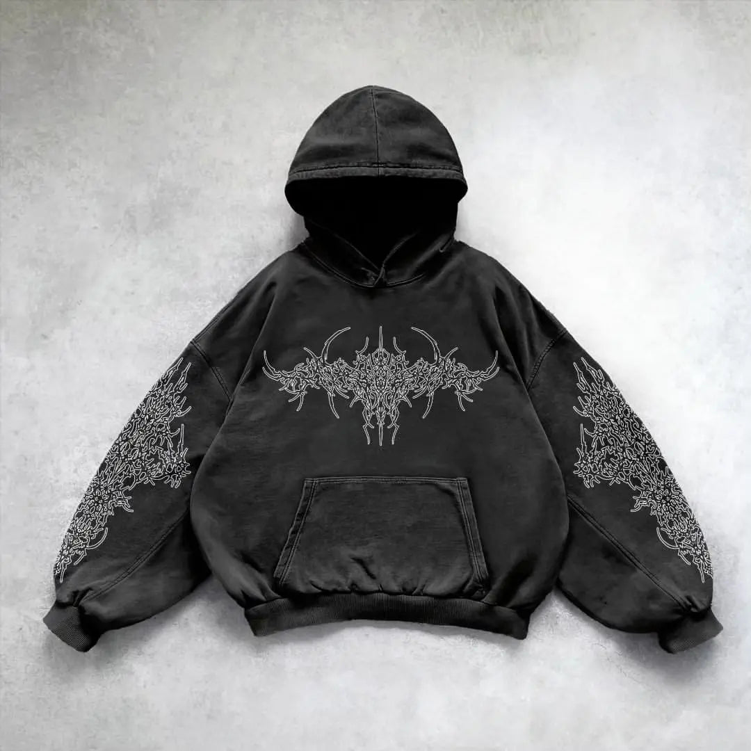 Emrys Graphic Print Hoodie