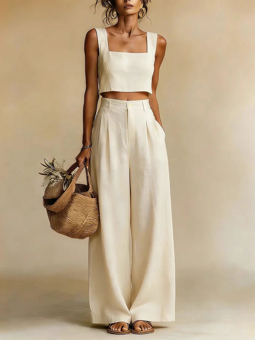 Amara Palazzo Pants Set