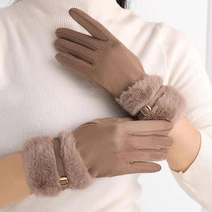 Natasha Faux Fur Gloves